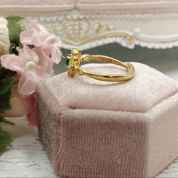 S925 Emerald Rings 💍 - Picture 3 of 5